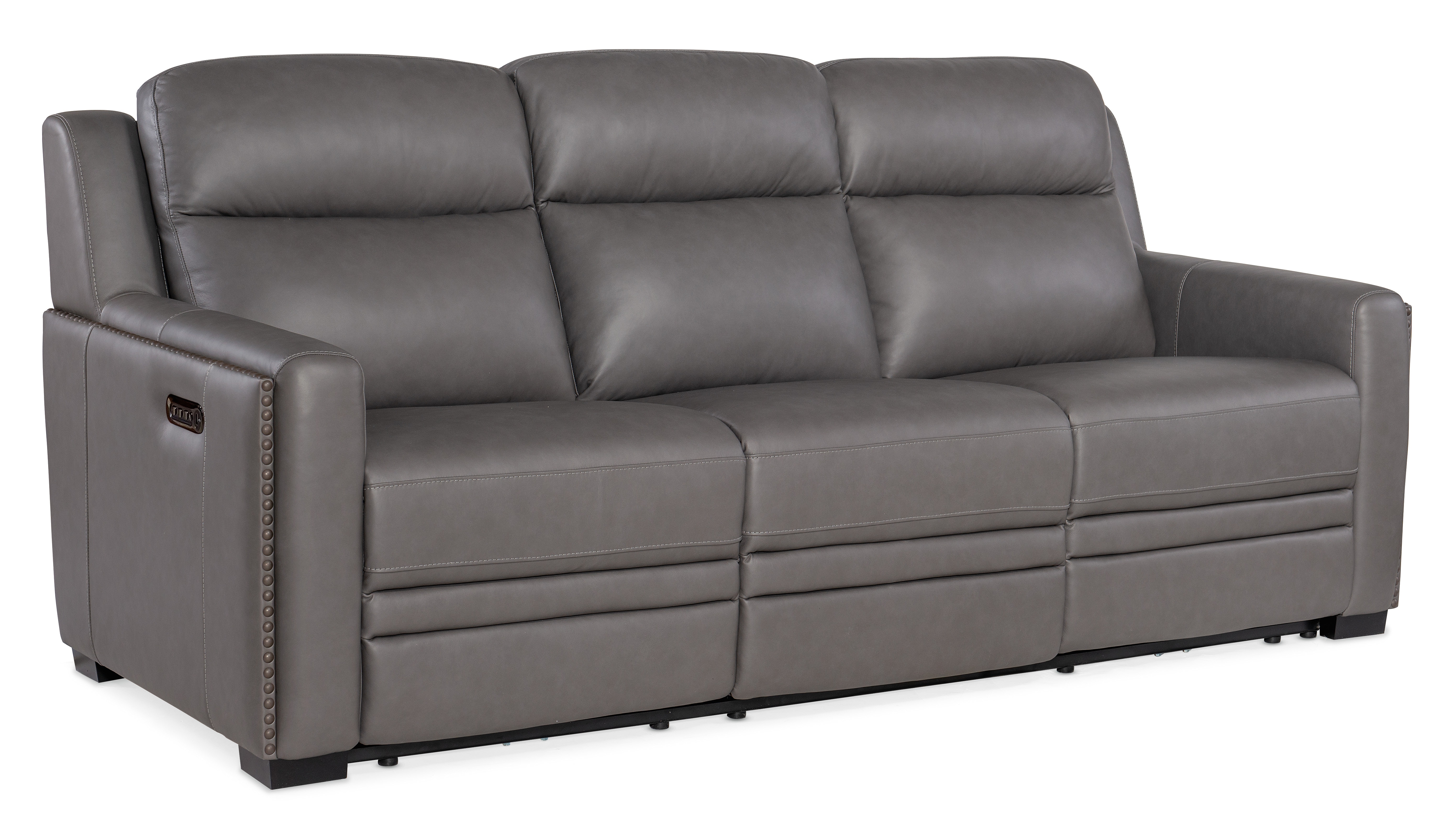 power reclining sofa with power headrest and lumbar