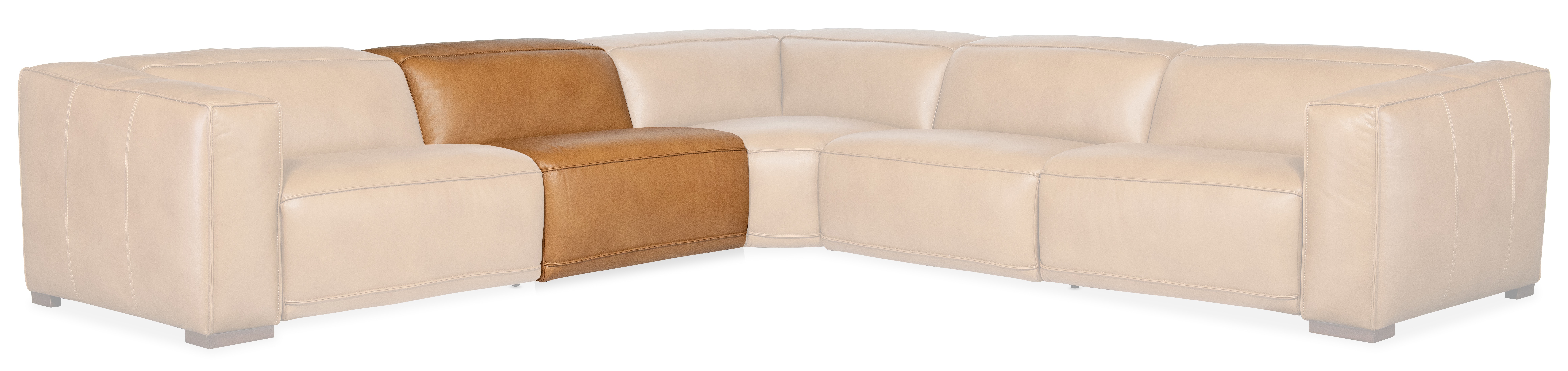 Hooker Furniture Living Room Fresco 6 Seat Sectional 4-PWR SS404