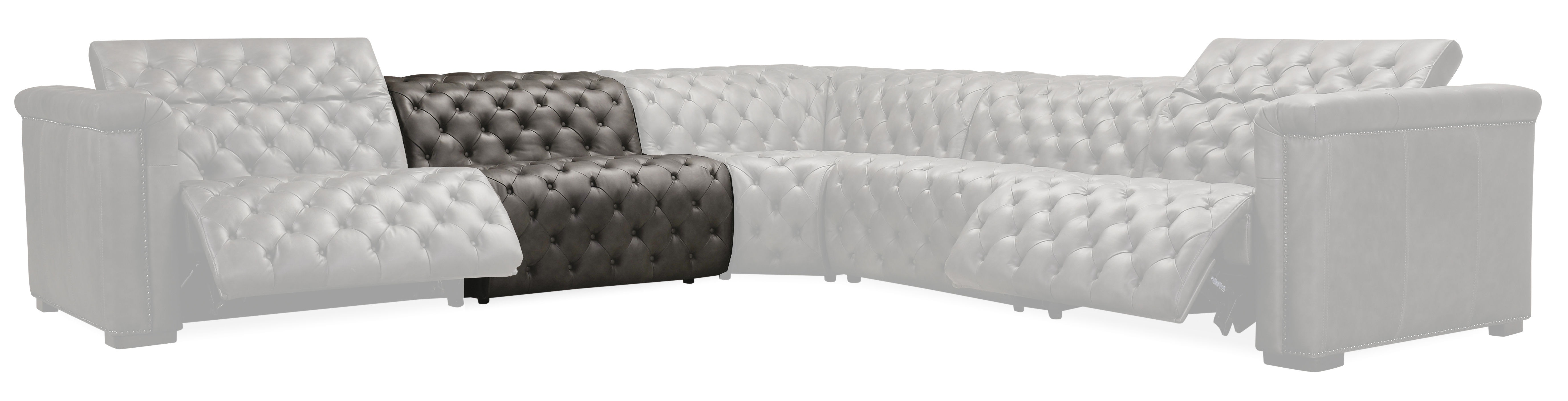 Savion Grandier 6 pc Sectional w/3 PWR Recline PWR Headrest