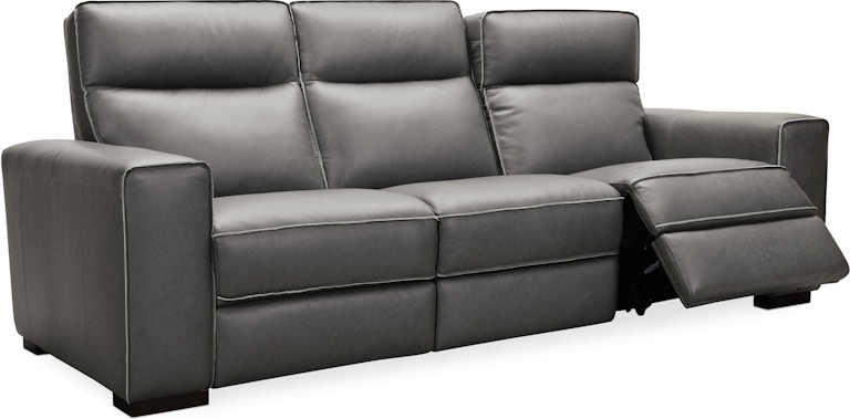 Hooker Furniture MS Braeburn Leather Sofa w/PWR Recline PWR Headrest SS552-PH3-097