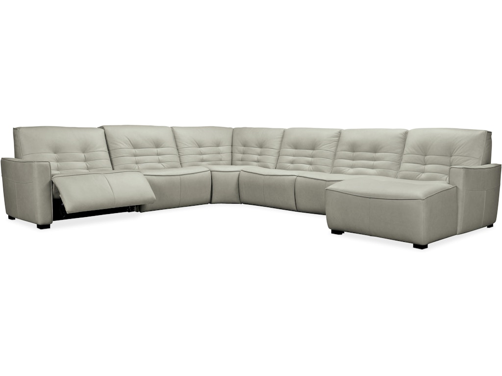 Hooker Furniture Living Room Reaux Grandier 6-Piece LAF Chaise