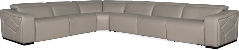 Hooker Furniture MS Opal 6 Piece Sectional with 3 Power Recliners & Power Headrest SS602-G6PS-091