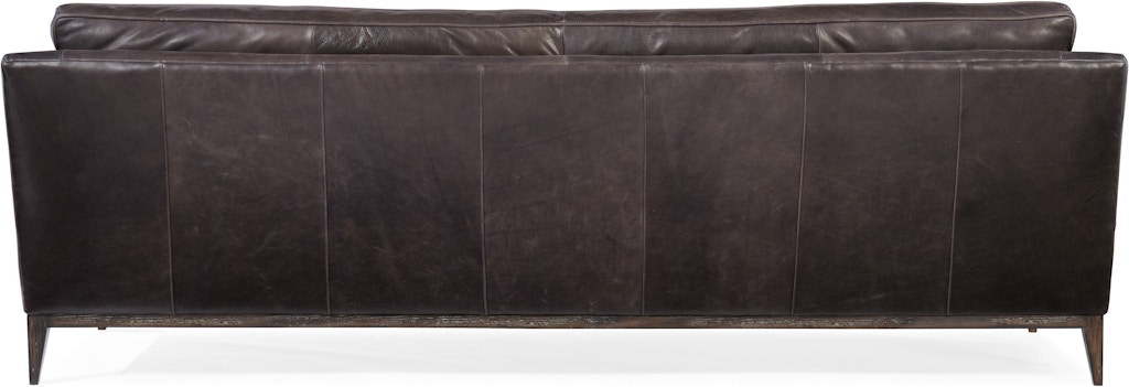 Hooker Furniture Kane Channel Tufted Leather Sofa