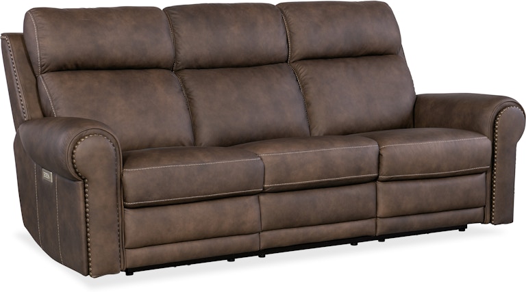 Hooker Furniture SS Duncan Power Sofa w/Power Headrest & Lumbar SS635-PHZL3-088