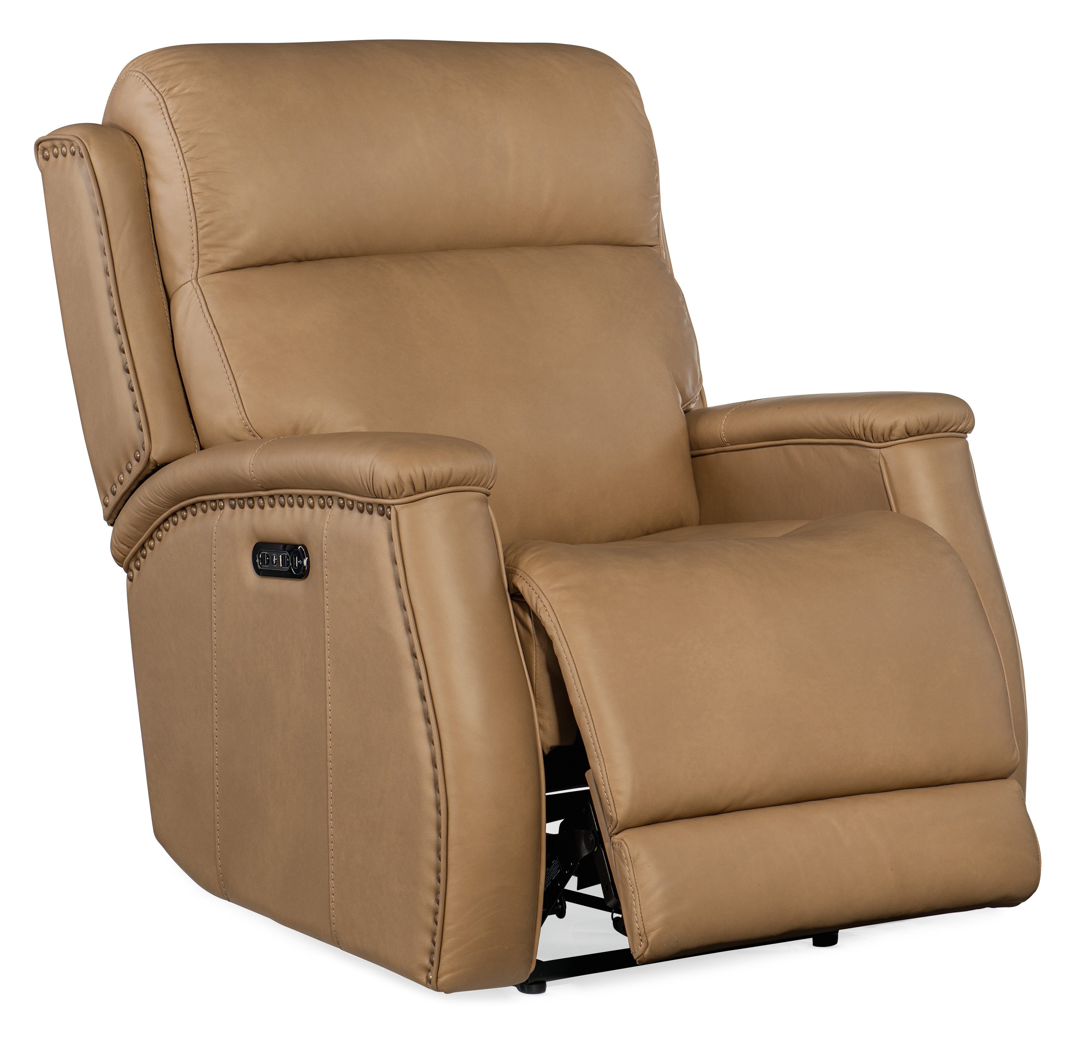 butterscotch leather recliner