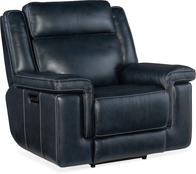Hooker Furniture Living Room Montel Lay Flat Power Recliner with