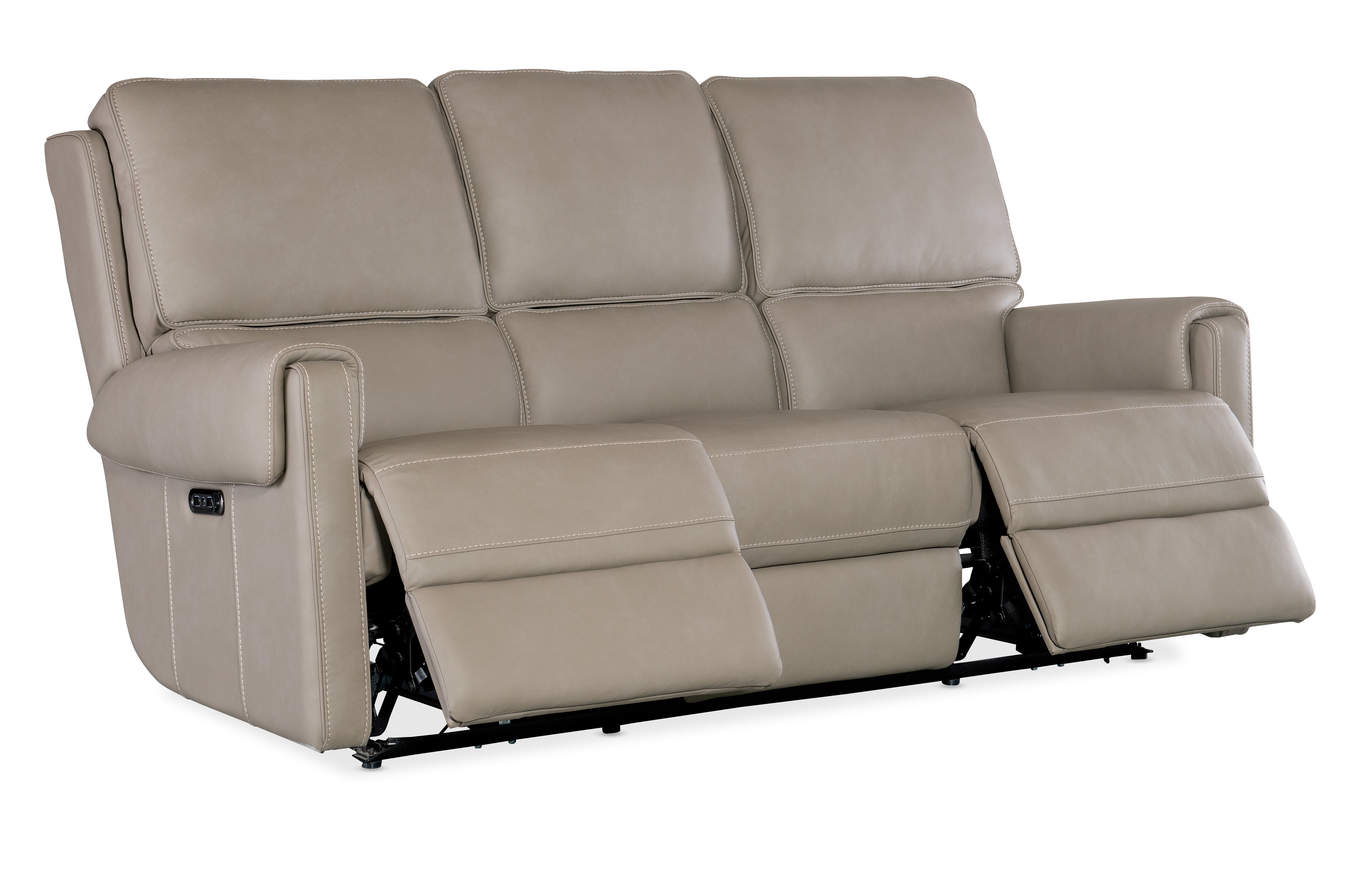 Hooker furniture power discount sofa with power headrest