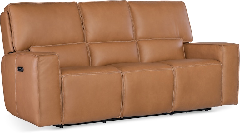 Hooker Furniture MS Miles Zero Gravity PWR Sofa w/ PWR Headrest SS727-PHZ3-084
