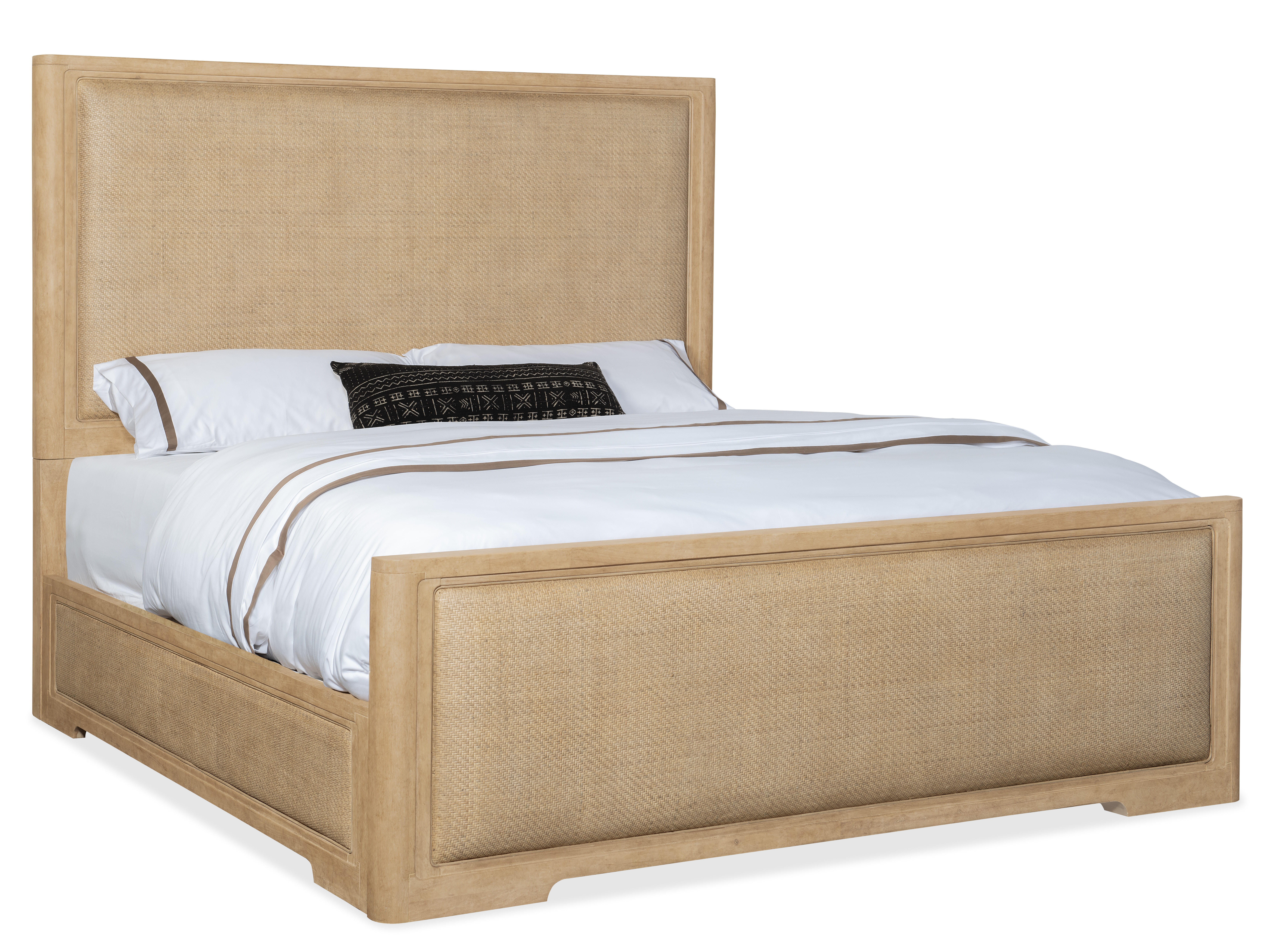 Hooker Furniture Retreat Queen Cane Panel Bed 6950-90250-80