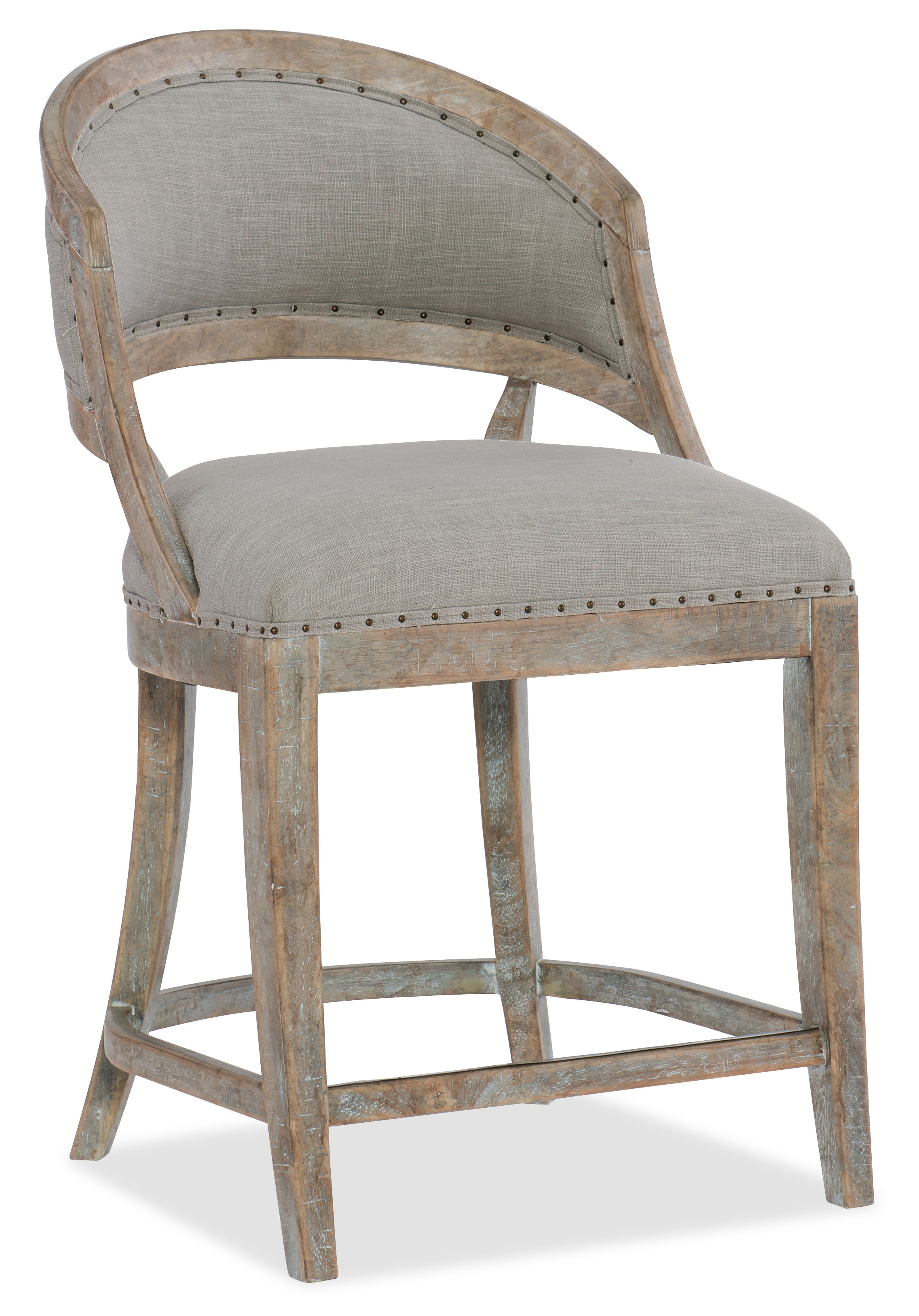 Hooker Furniture Boheme Garnier Barrel Back Counter Stool 5750-25350-MWD