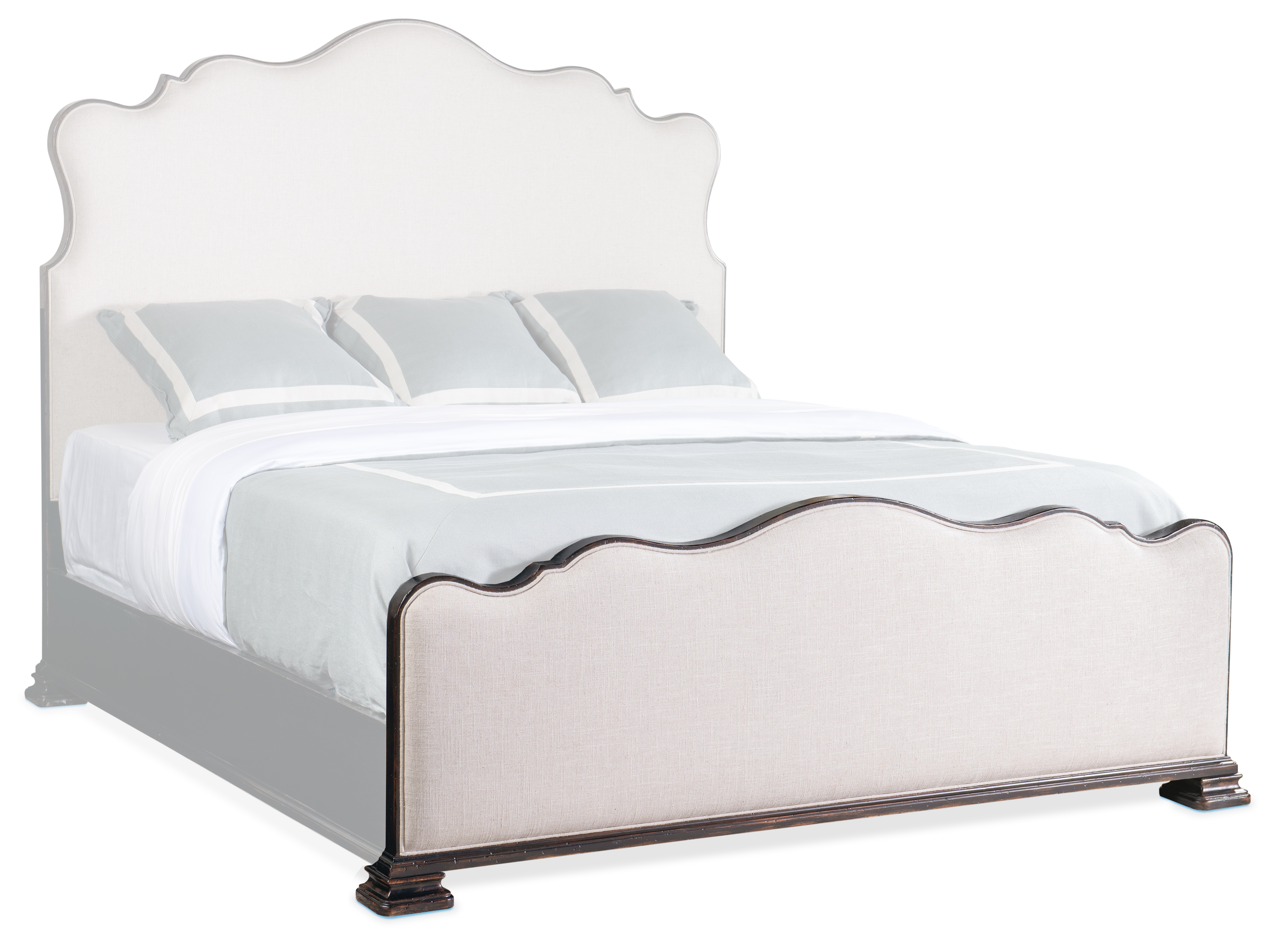 Hooker Furniture Charleston 6/0-6/6 Upholstered Footboard 6750-90868-97