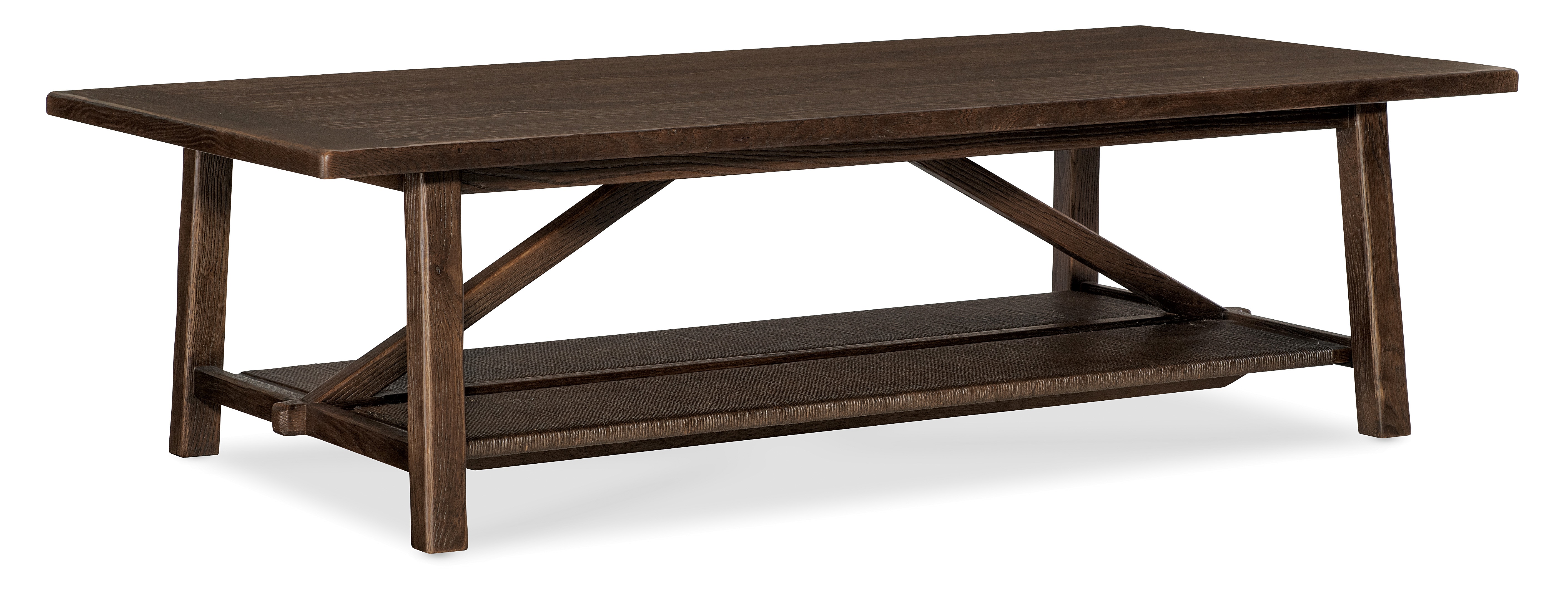 Hooker Furniture Living Room Alto Loma Trestle Cocktail Table 6830