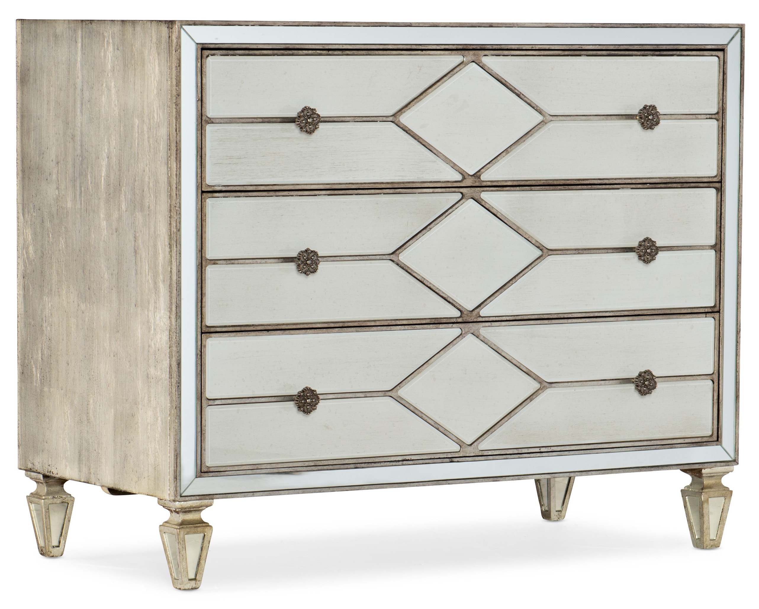 Hooker Furniture Sanctuary Queen of Diamonds Bachelorette Chest 5875-90017-95