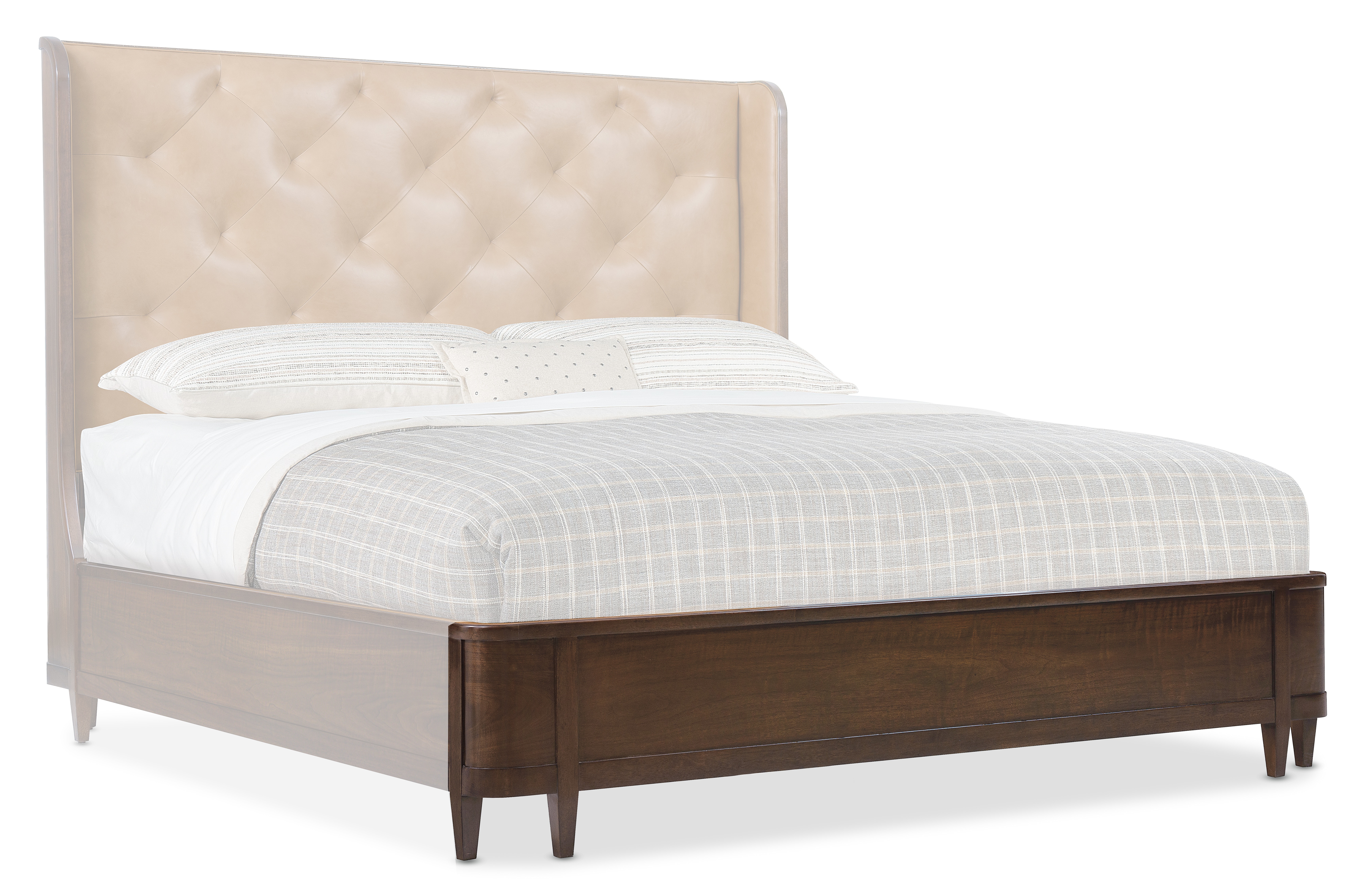 Hooker Furniture Archives 6/0-6/6 Leather Footboard 6123-90868-89