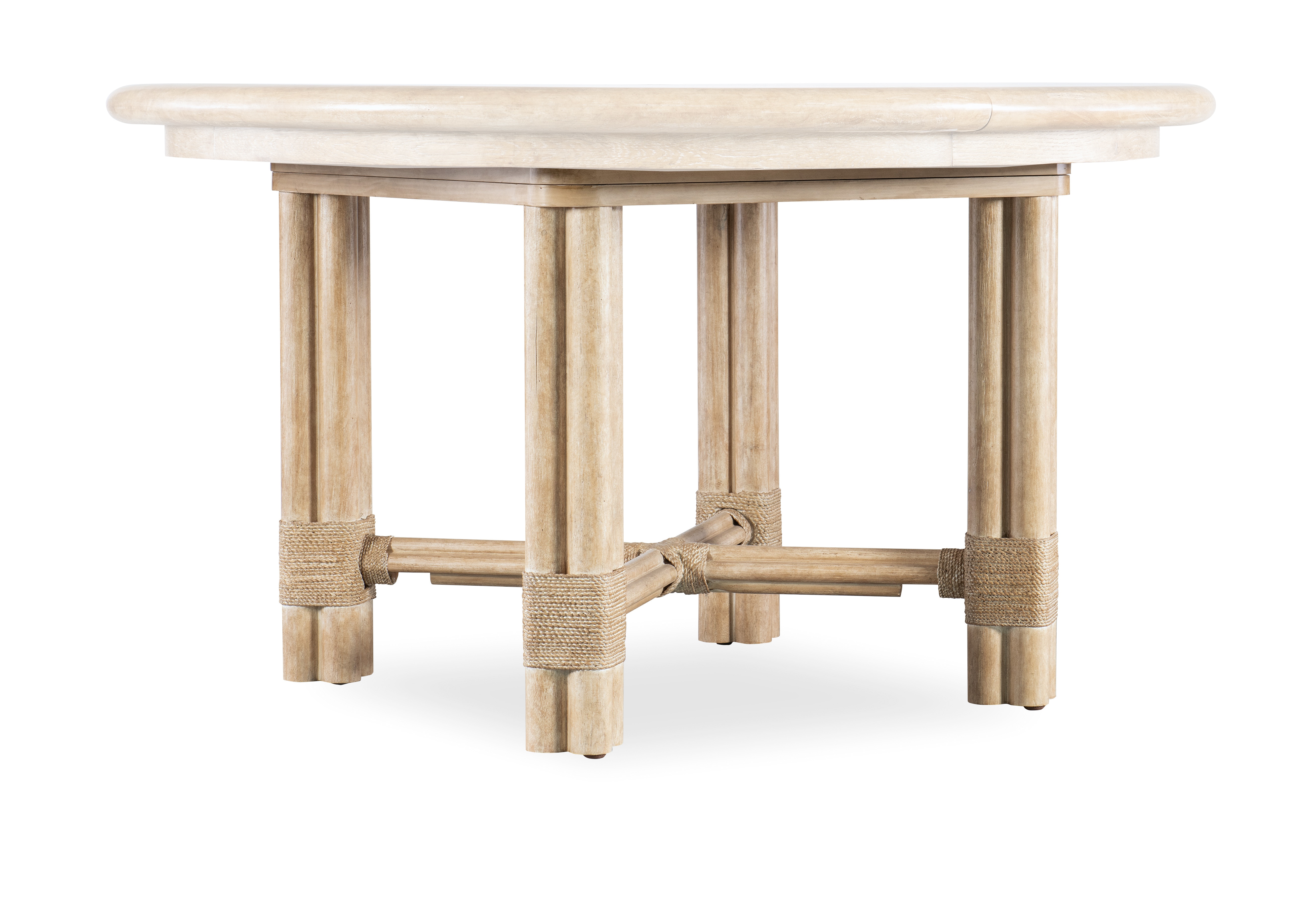 Hooker Furniture Retreat Pole Rattan Round Dining Table Base 6950-75201B-80