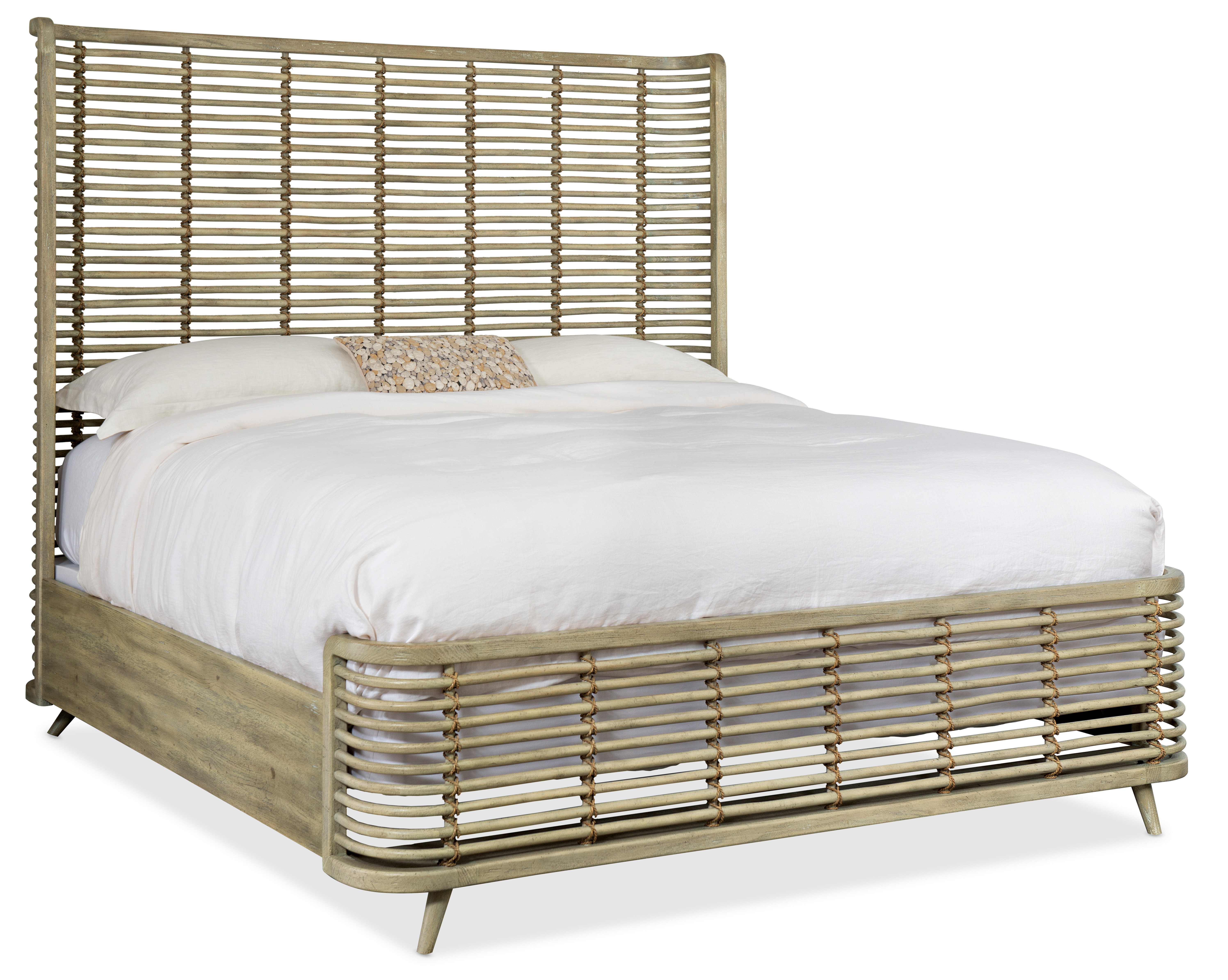 Hooker Furniture Surfrider Queen Rattan Bed 6015-90250-80