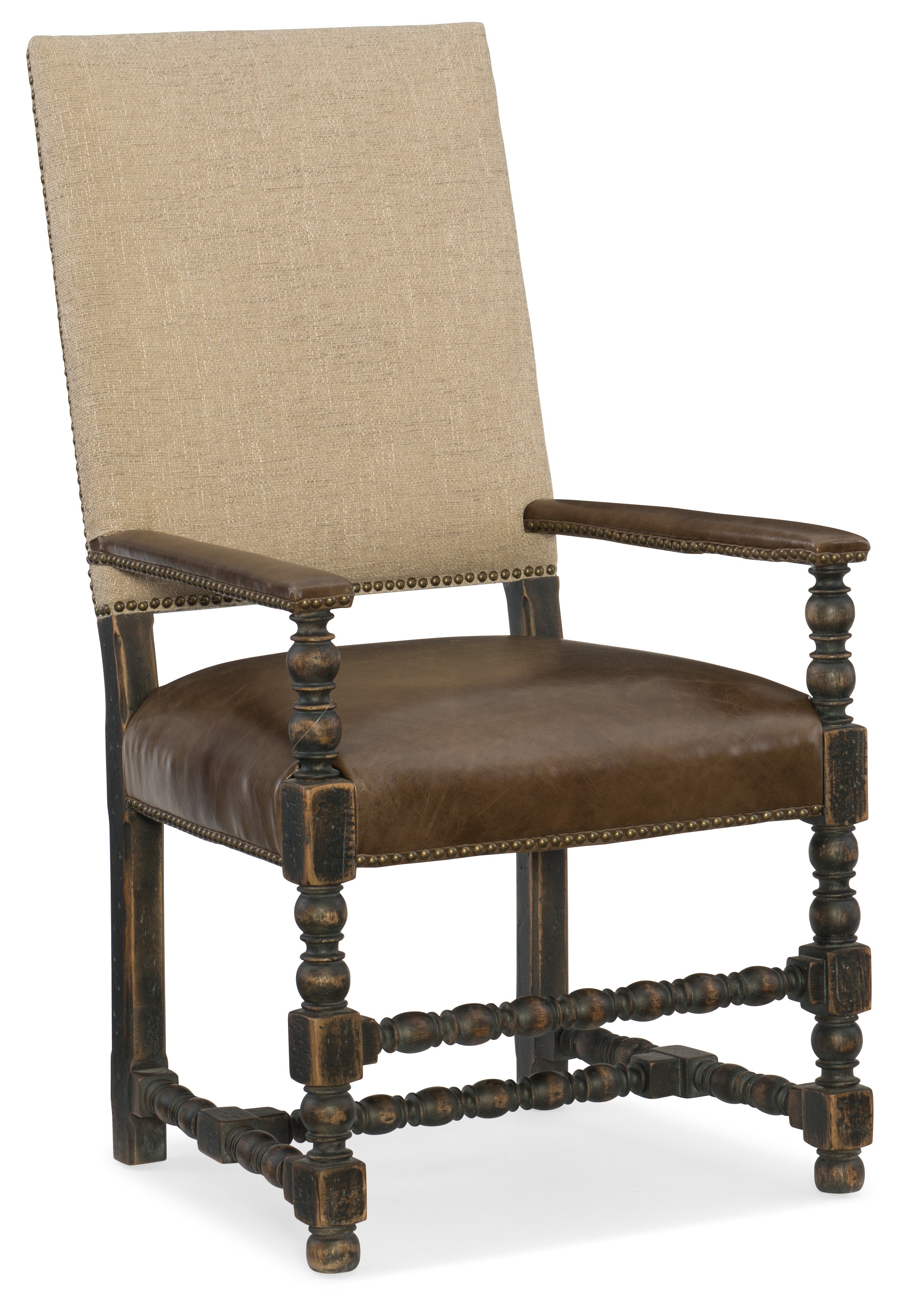 Hooker Furniture Hill Country Comfort Upholstered Arm Chair 5960-75400-BLK
