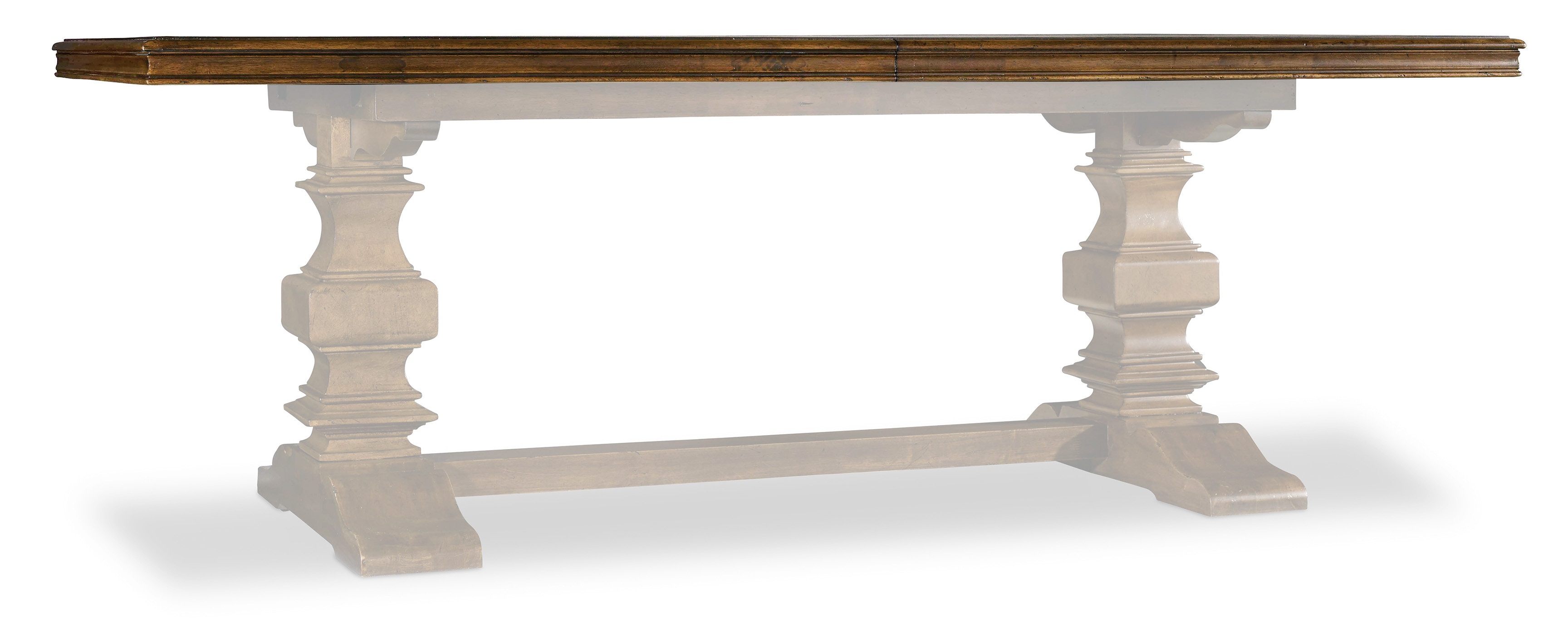 Hooker Furniture Archivist Trestle Dining Top with 2-18in Leaves 5447-75004