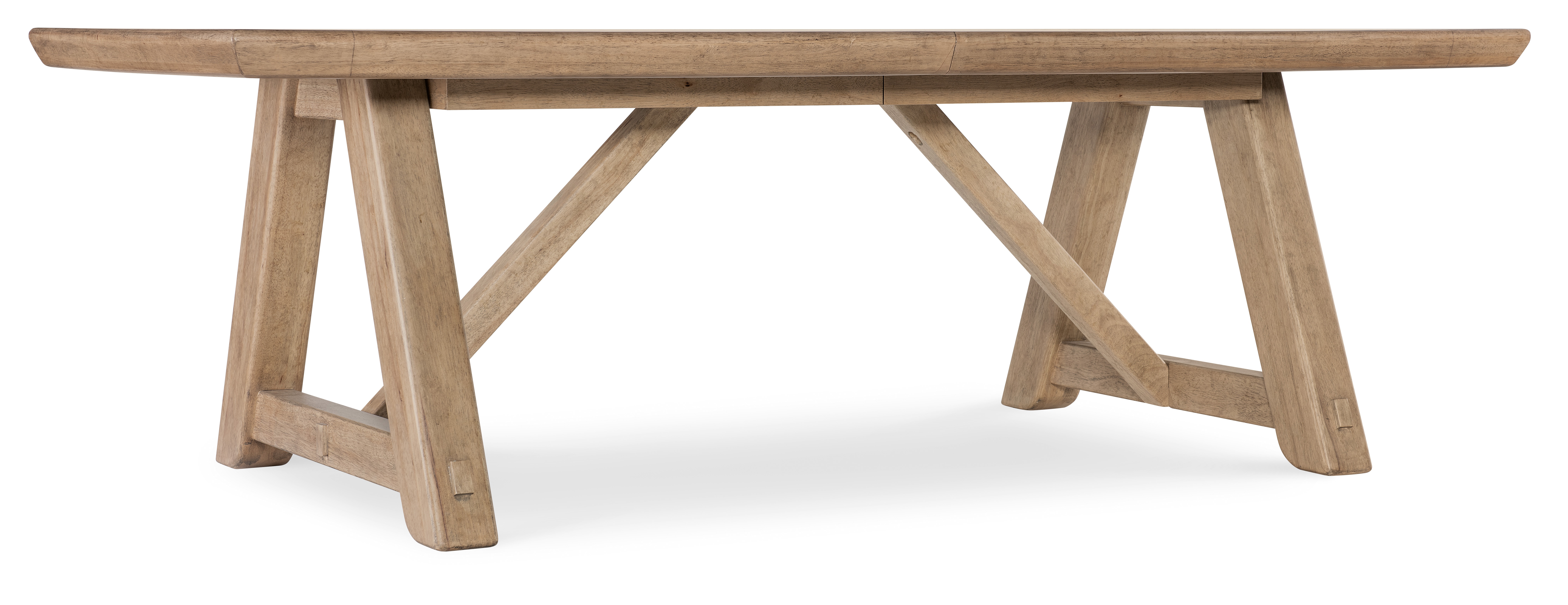 Hooker Furniture Vineyard Row Rectangle Dining Table with Two 20-inch Leaves 6952-75217-80