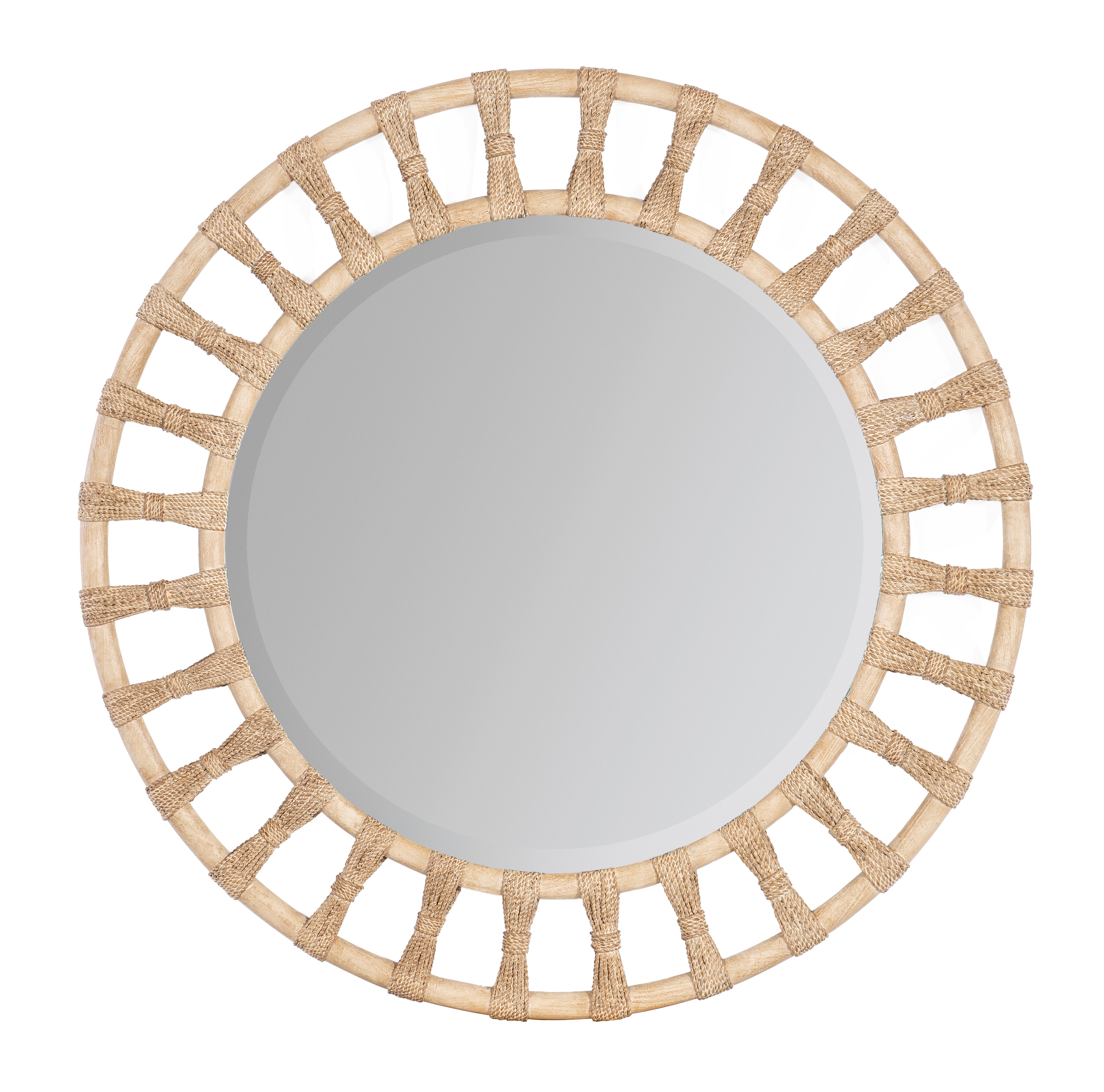 Hooker Furniture Retreat Pole Rattan Accent Mirror 6950-90005-80