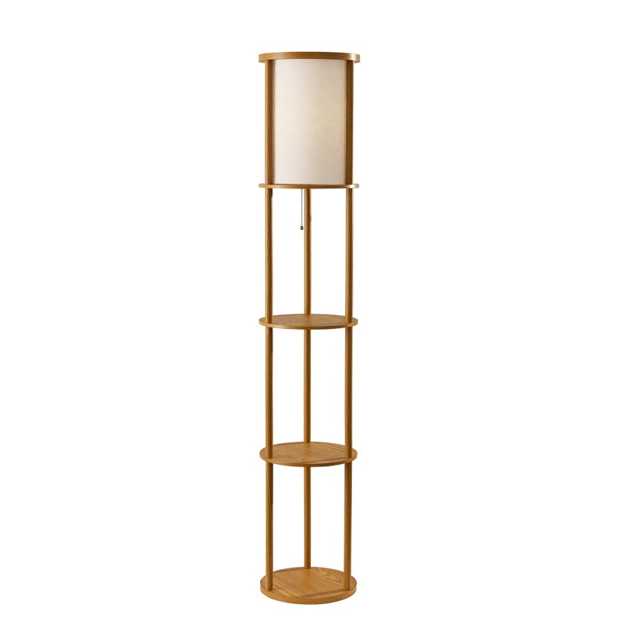 Adesso shelf store floor lamp