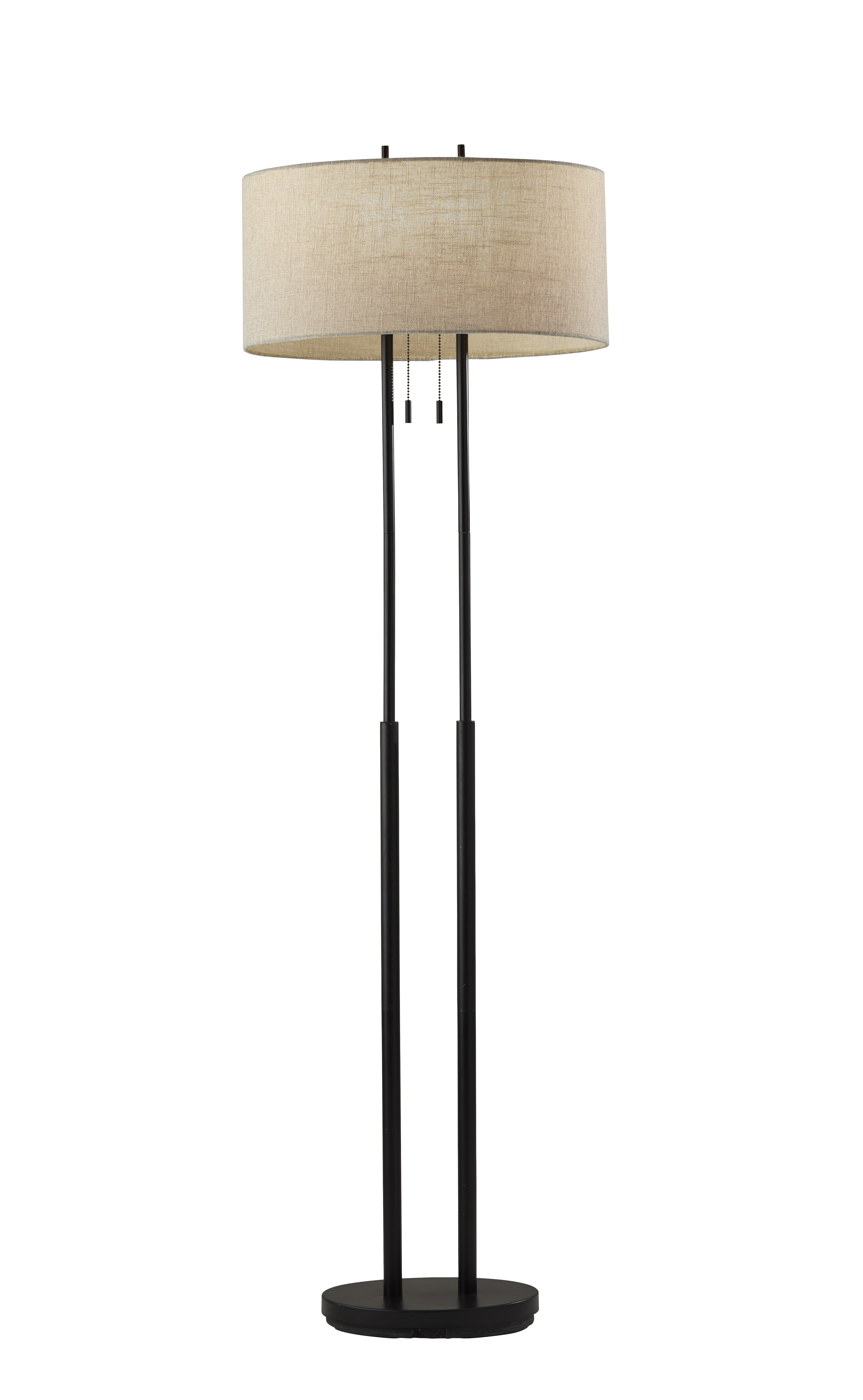 adesso duet floor lamp