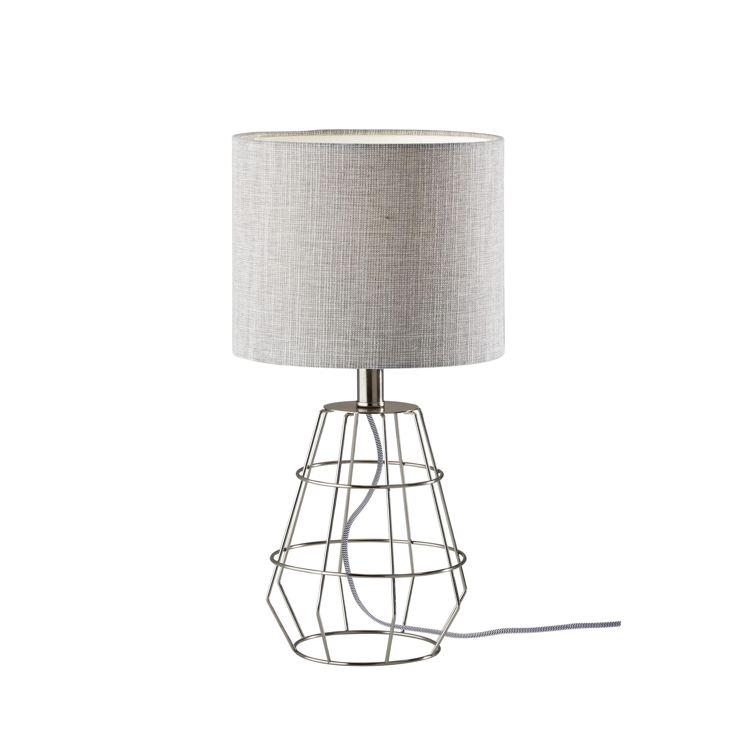 tesco grey table lamp