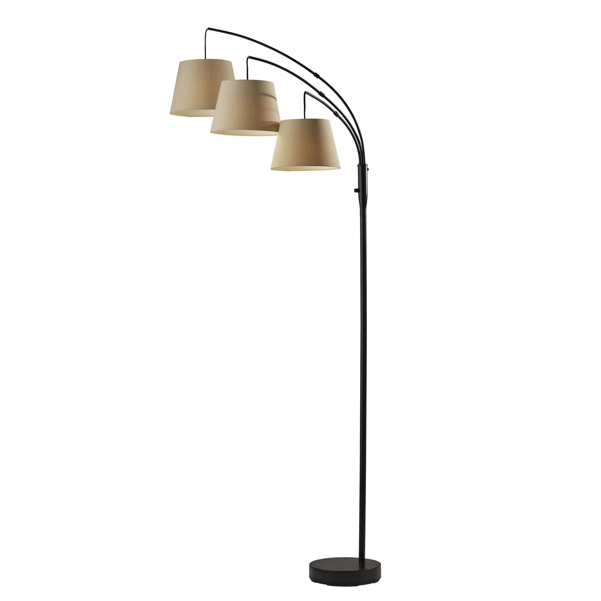 adesso 3 arm floor lamp