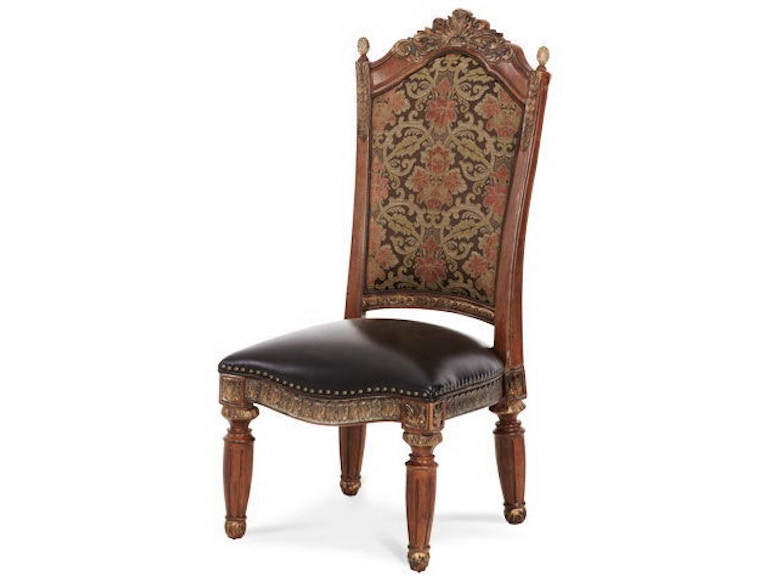 Michael Amini Dining Room Side Chair Classic Chestnut 703 55 Hickory Furniture Mart Michael Amini Dining Room Side Chair Classic Chestnut 703 55 Hickory Furniture Mart