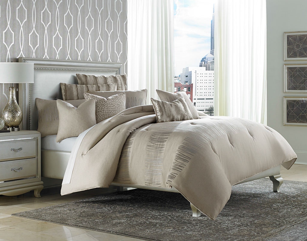  Captiva 9-Piece Queen Comforter Set 