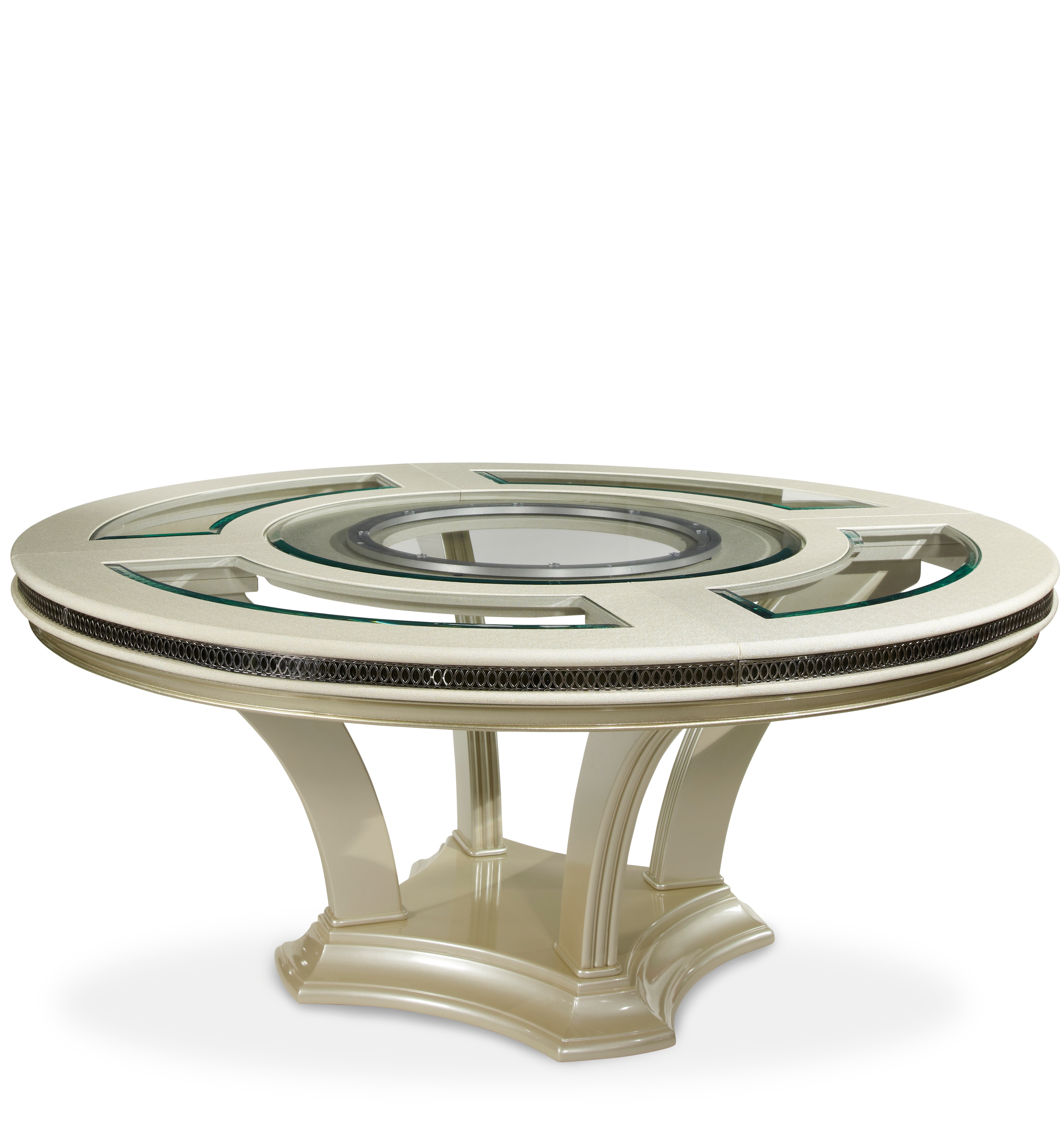 Michael amini round store dining table