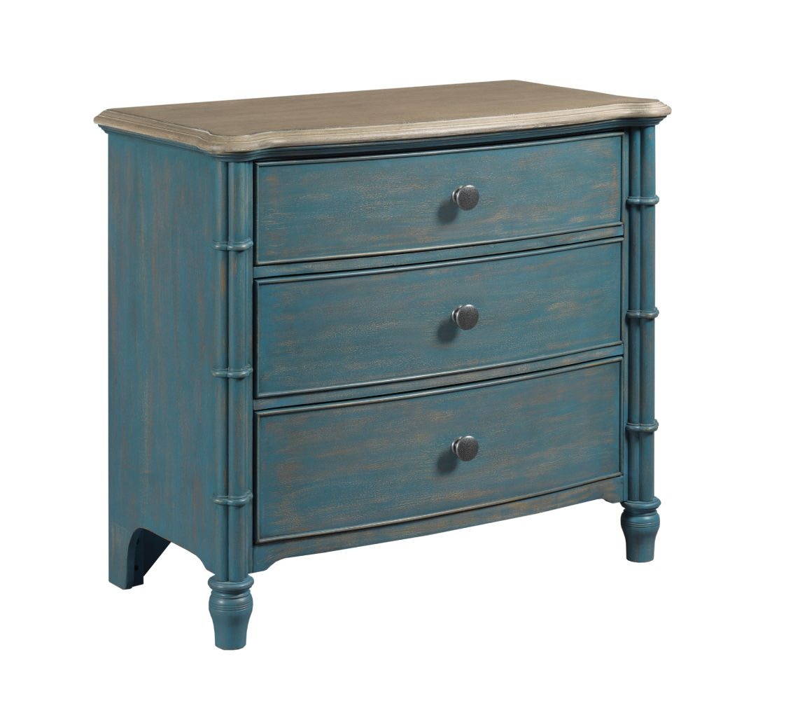 American Drew Bedroom Sundown Accent Chest Blue 750935B Kalin Home Furnishings Ormond Beach
