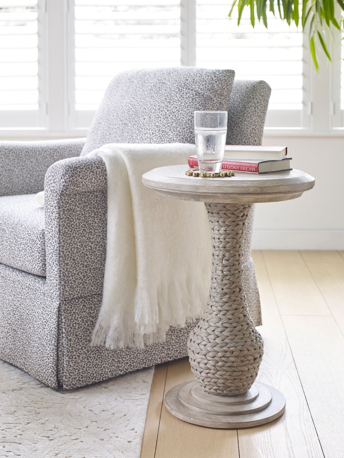 American Drew Living Room Biscayne Round End Table 803920 Bartlett