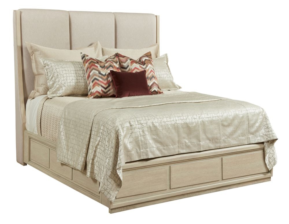 American Drew Bedroom Siena Queen Upholstered Bed Complete 923313R