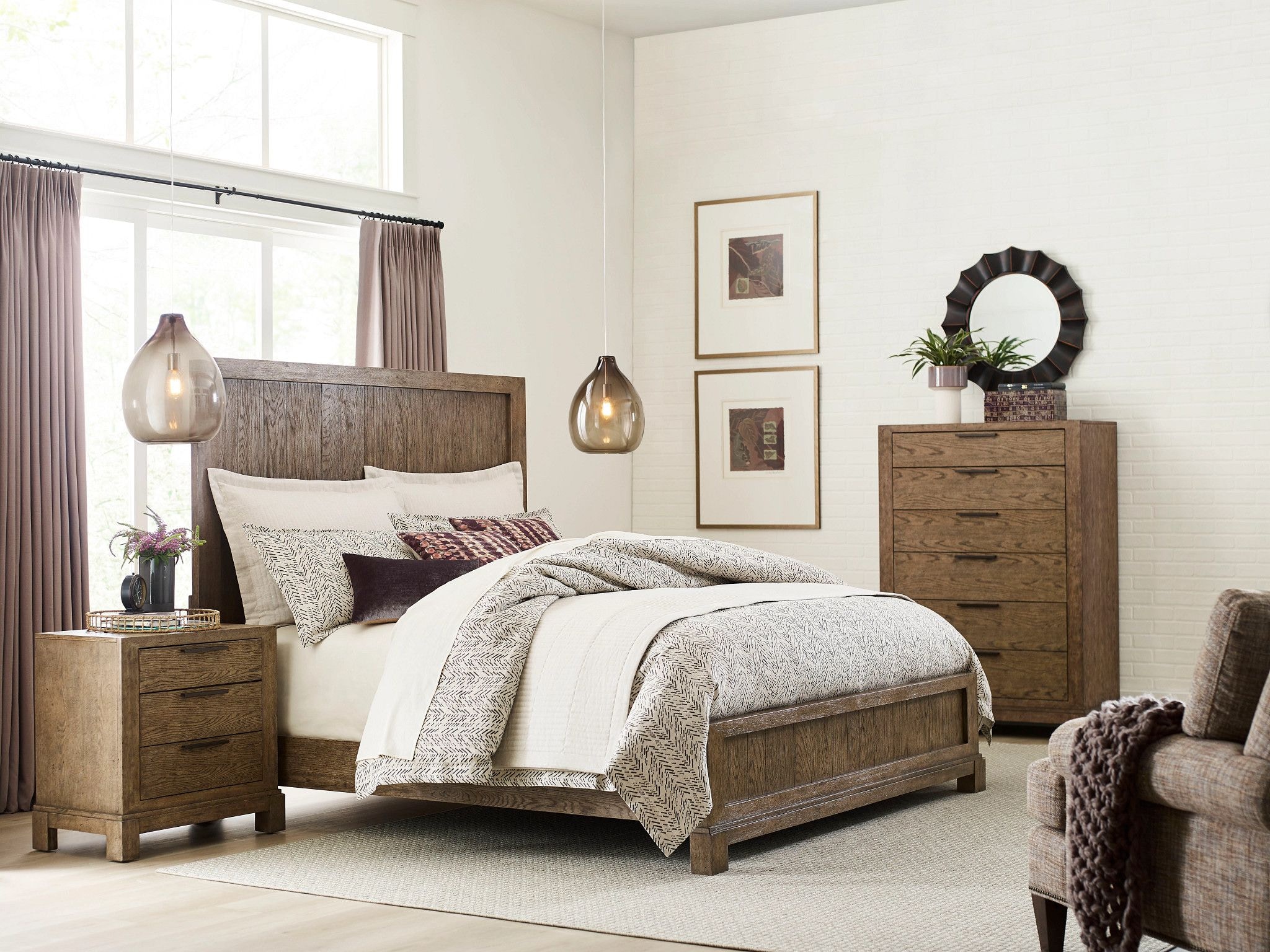 American drew online sleigh bed