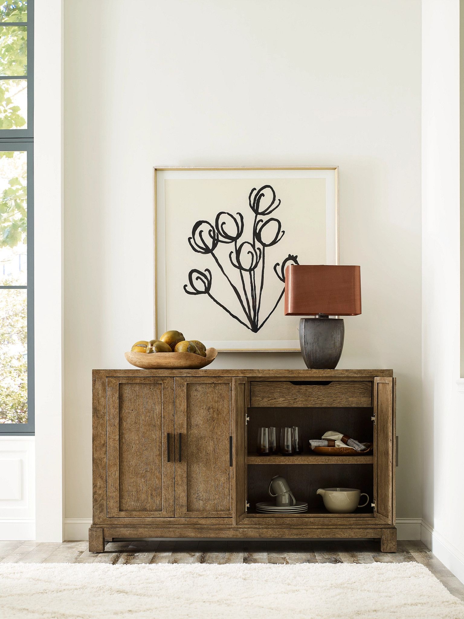 American Drew Dining Room Harmony Buffet 010850 Lenoir Empire