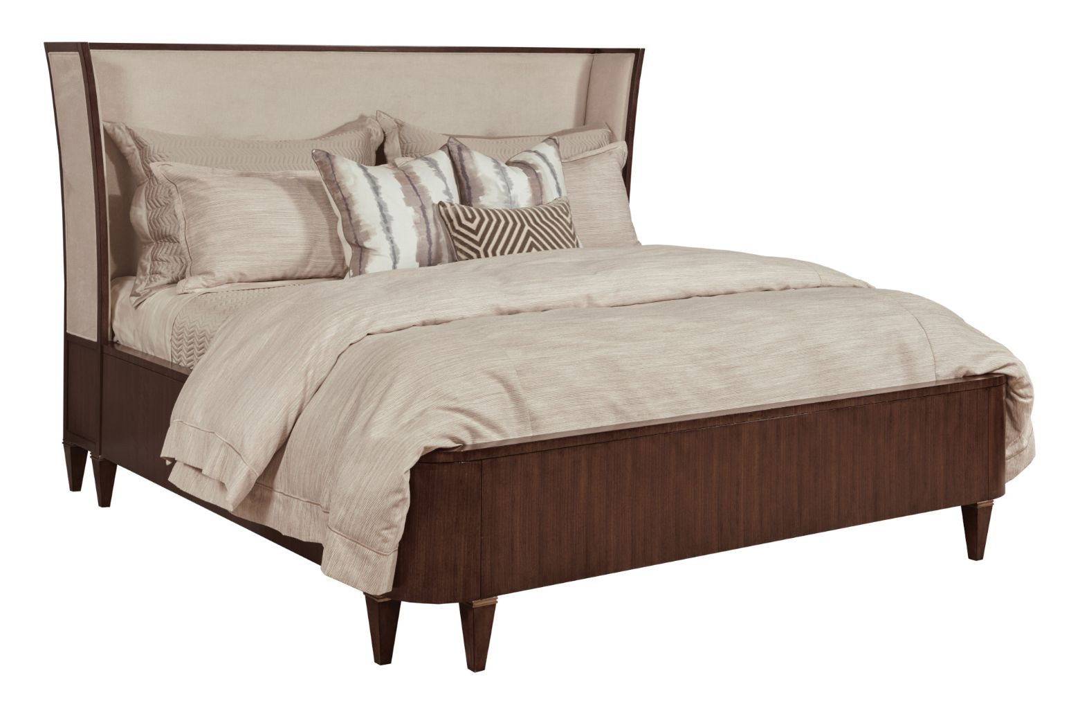 American Drew Bedroom Morris Upholstered Queen Bed Complete 929324R