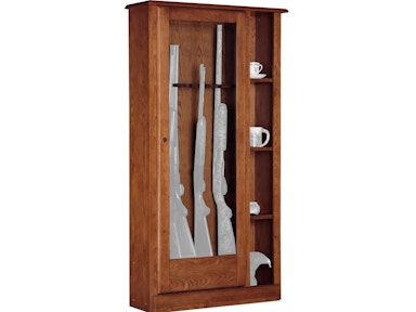 American Furniture Classics 10 Gun/Curio Cabinet Combination 1-725