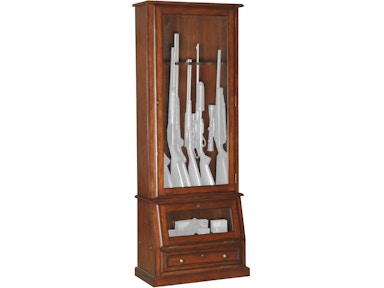American Furniture Classics 898 12 Gun Slanted Base Cabinet 1-898