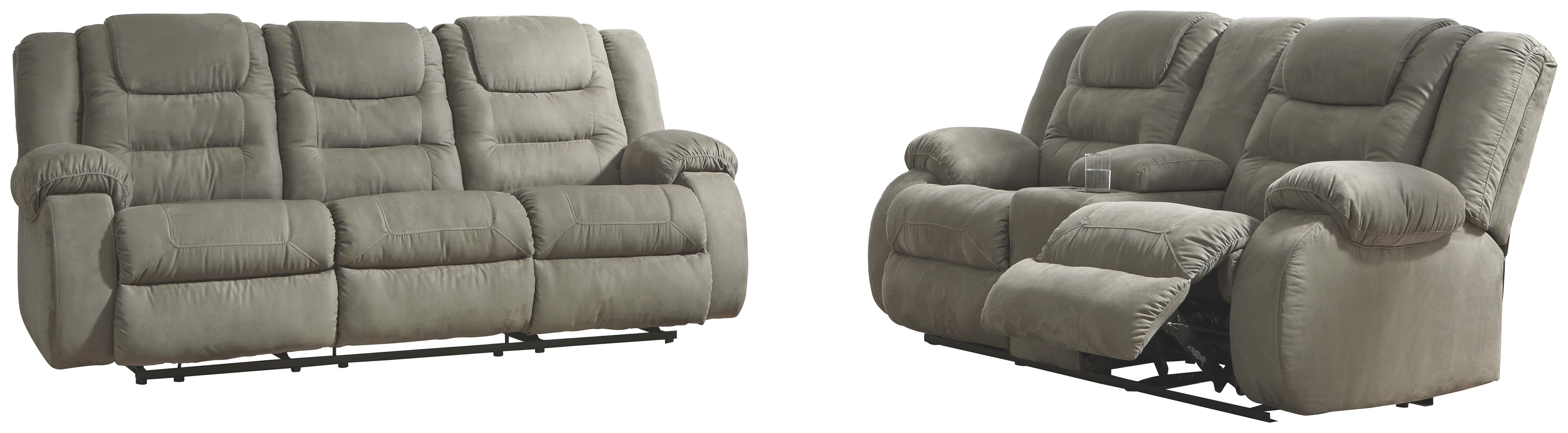 Ashley mccade reclining loveseat 2024 with console