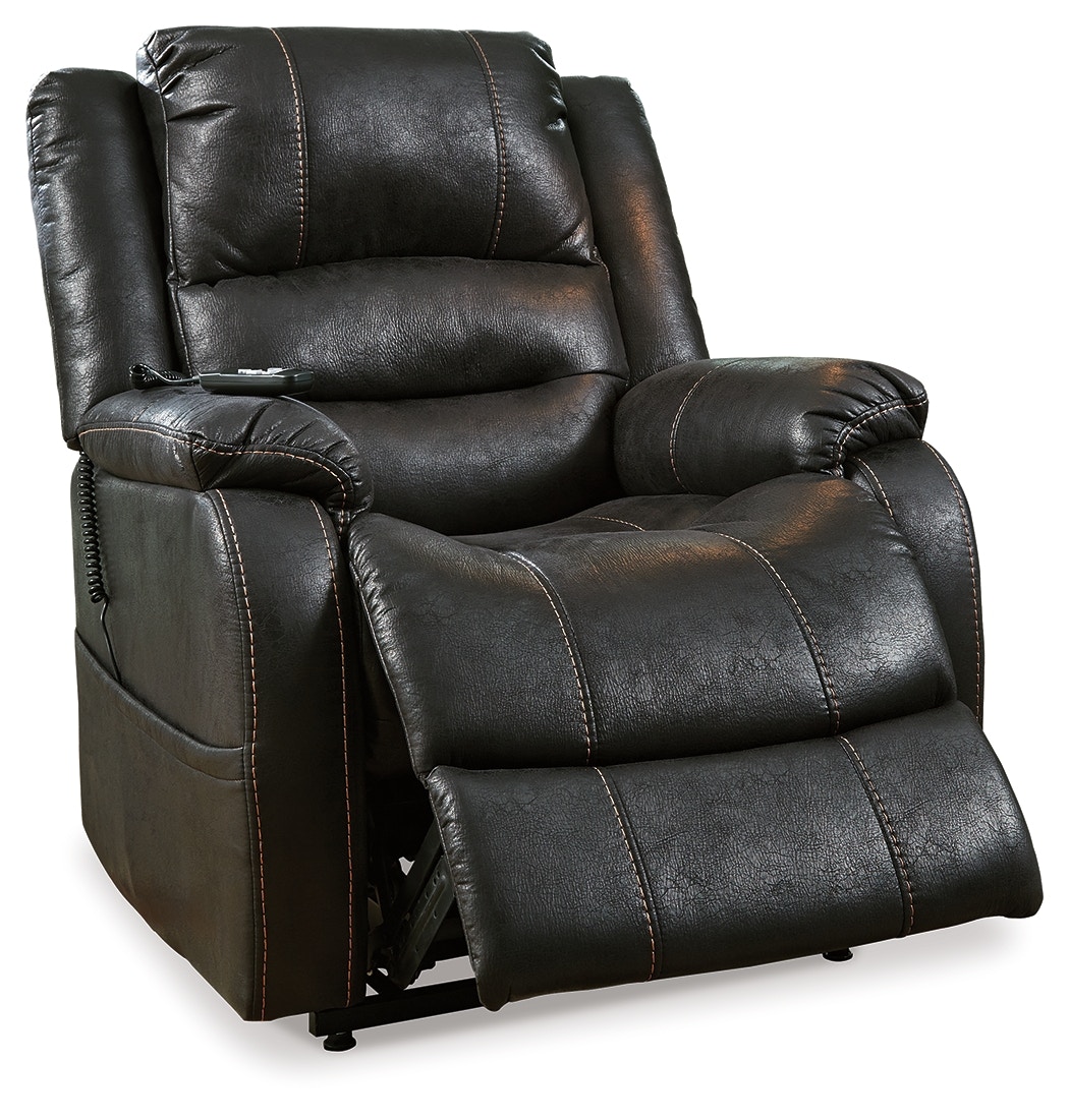 Yandel Black Power Lift Recliner by Signature Design by Ashley 