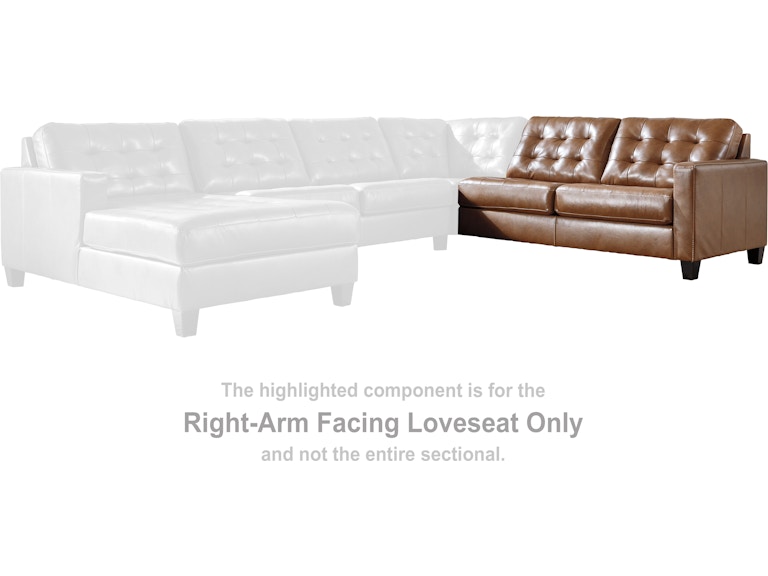 Signature Design by Ashley Baskove Right-Arm Facing Loveseat 1110256 at Woodstock Furniture & Mattress Outlet