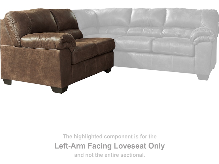 Signature Design by Ashley Bladen Coffee Left-Arm Facing Loveseat 1202055 at Woodstock Furniture & Mattress Outlet