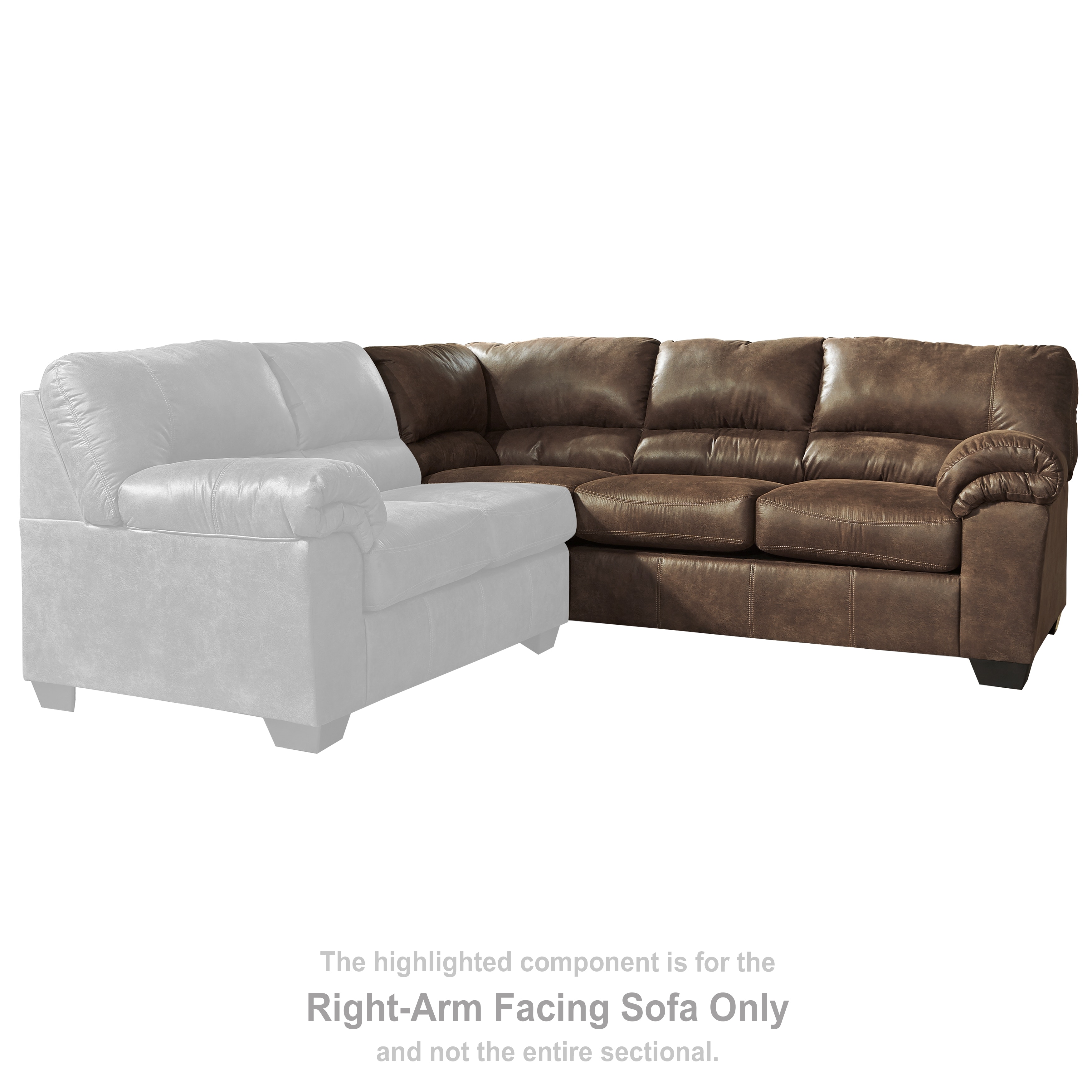 Ashley bladen deals 2 piece sectional