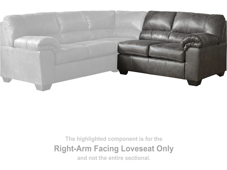 Signature Design by Ashley Bladen Slate Right-Arm Facing Loveseat 1202156 at Woodstock Furniture & Mattress Outlet