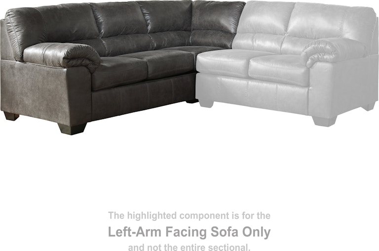 Signature Design by Ashley Bladen Slate Left-Arm Facing Sofa 1202166 1202166