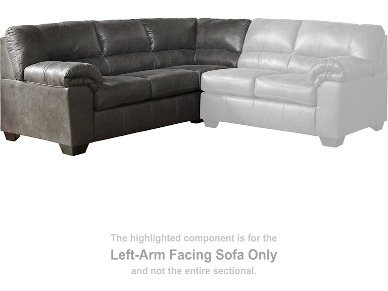 Signature Design by Ashley Bladen Slate Left-Arm Facing Sofa 1202166 at Woodstock Furniture & Mattress Outlet