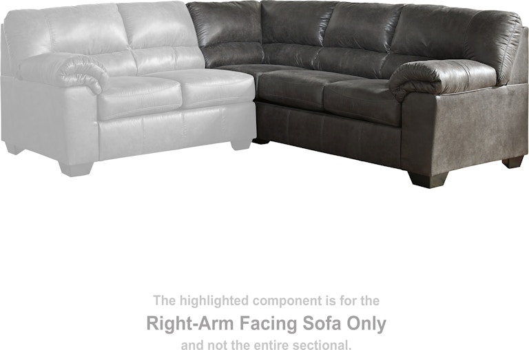 Signature Design by Ashley Bladen SlateRight-Arm Facing Sofa 1202167 1202167
