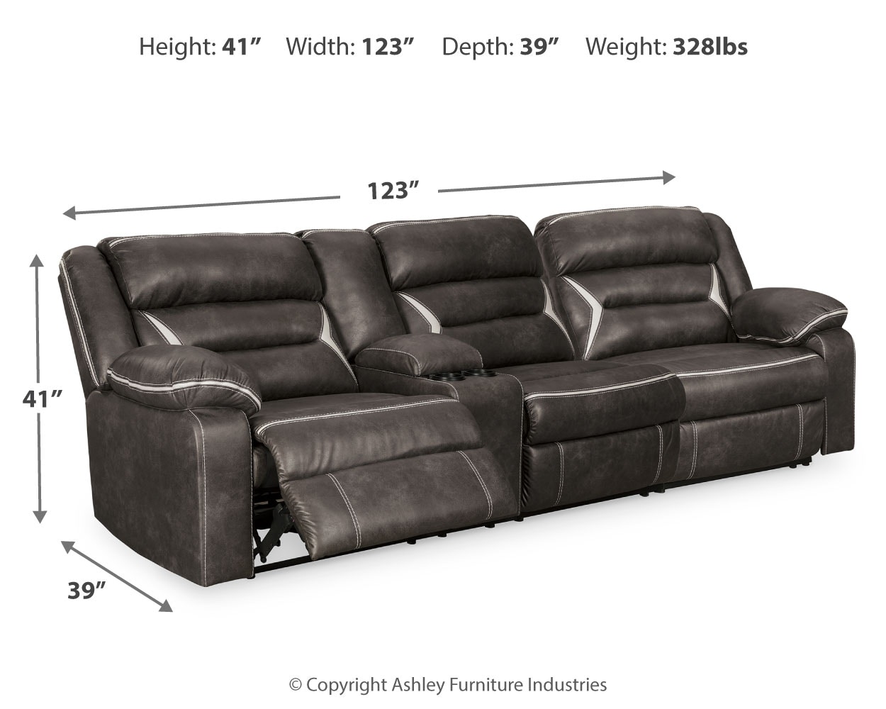 Signature Design by Ashley Living Room Kincord 2-Piece Power