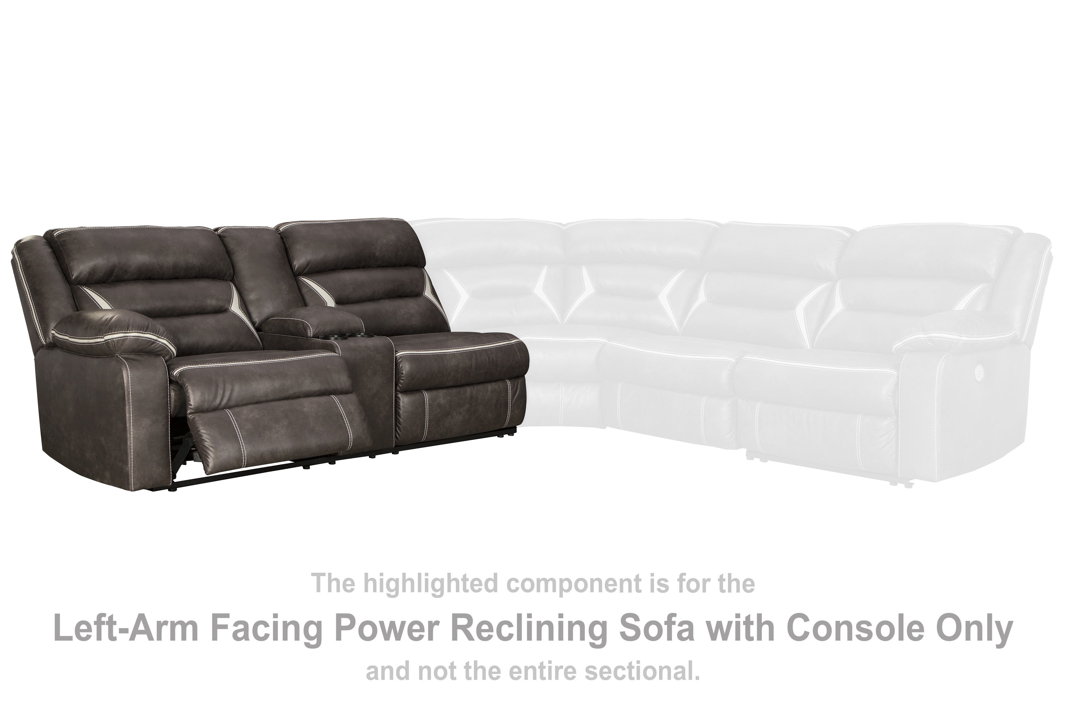 Signature Design By Ashley Living Room Kincord 4-Piece Power Reclining ...